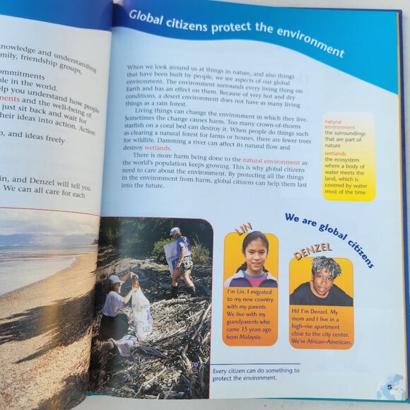 Protecting Global Environments Global Citizenship Hardcover Book by Susan Watson - Picture 8 of 12